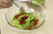 KOMKOMMER NOEDELS salade met ten ZUIDWESTEN GREEN GODDESS DRESSING