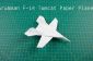 Hoe te vouwen van papier vliegtuig: F14 straaljager