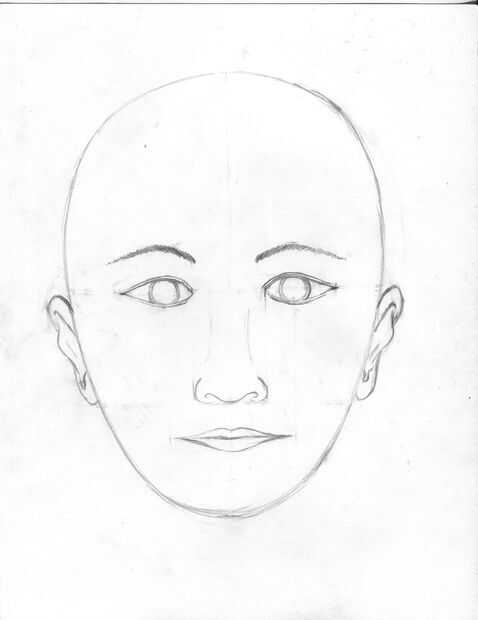 Goede Bij het tekenen van een gezicht (verhoudingen Made Easy) / Stap 11 LO-72