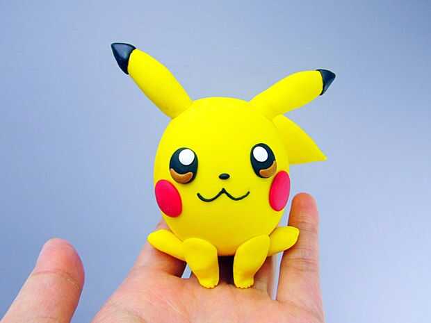 Verrassend Pikachu Pokemon Polymer Clay ei beeldje - cadagile.com JP-73