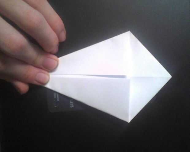 Hoe Te Vouwen De Ster Op Een Origami Eight Pointed Stap 2