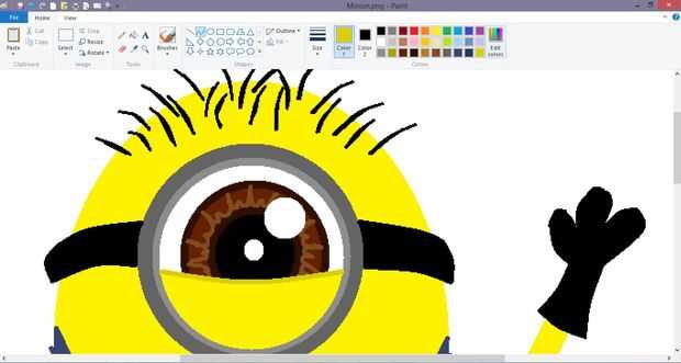 Hoe Teken Je Een Minion Op Paint Stap 13 Arcering Het Hoofd Cadagile Com