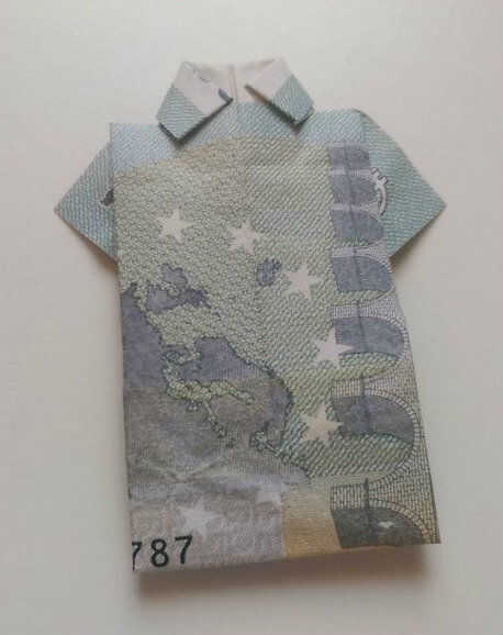 Wonderbaar Hoe een shirt van papiergeld vouwen - cadagile.com TG-14