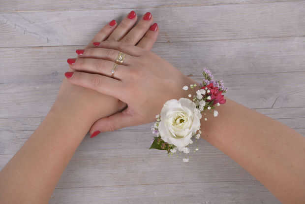 Wonderbaar DIY met bloemen: Bloemen armband - cadagile.com XG-07
