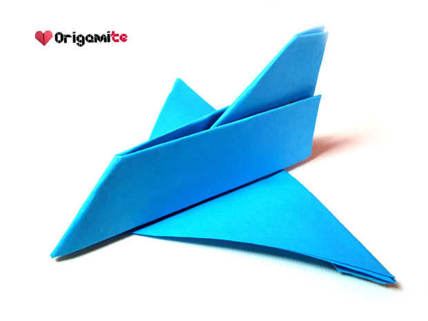 Gemakkelijk Origami vliegtuig